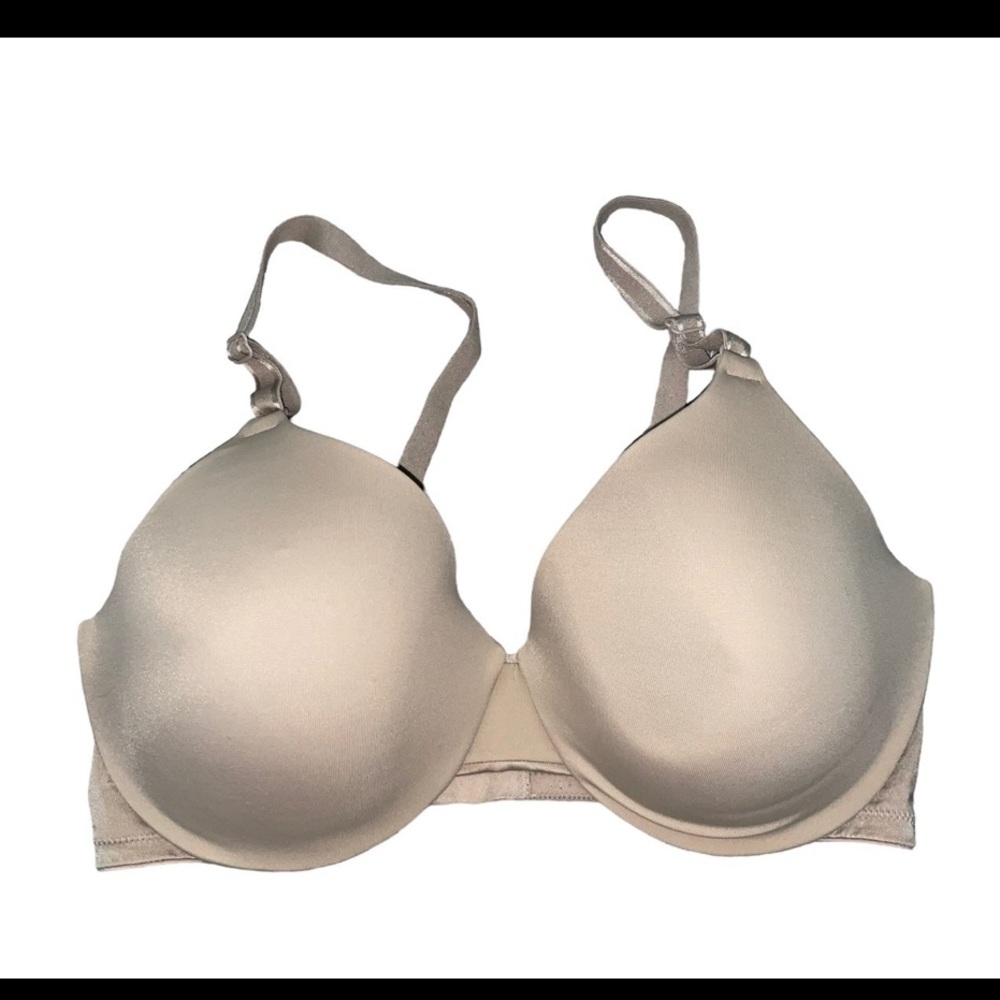 Warners Bra Sz 36C This Is Not A Cushioned Underwire Lightly Lined T-Shirt